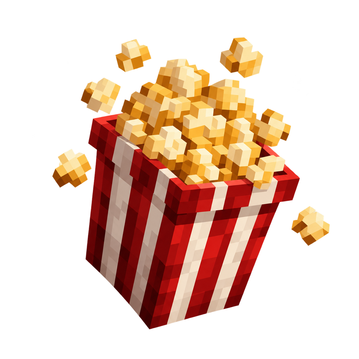 Pop-corn en pixel art